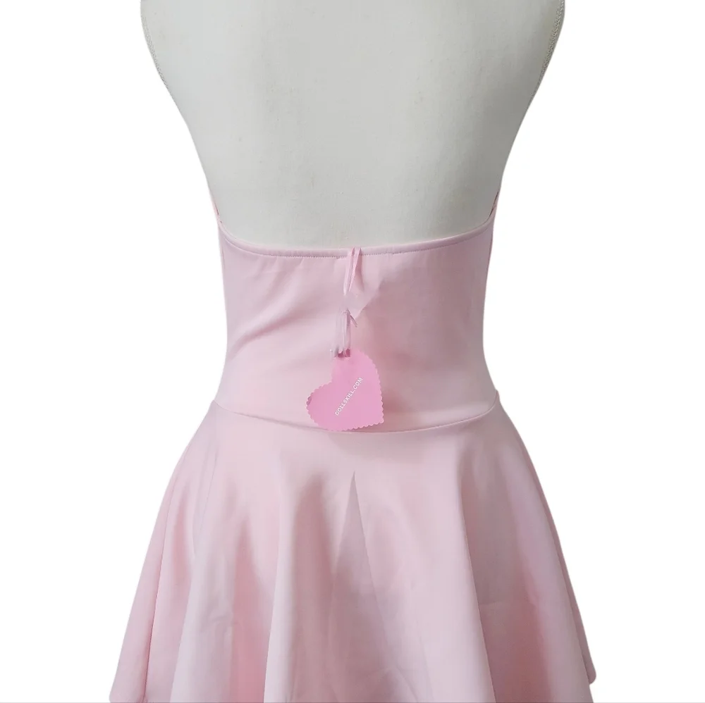 NWT Fearless Love Halter Dress - Pink Sugar Thrillz XXL - Picture 4 of 5